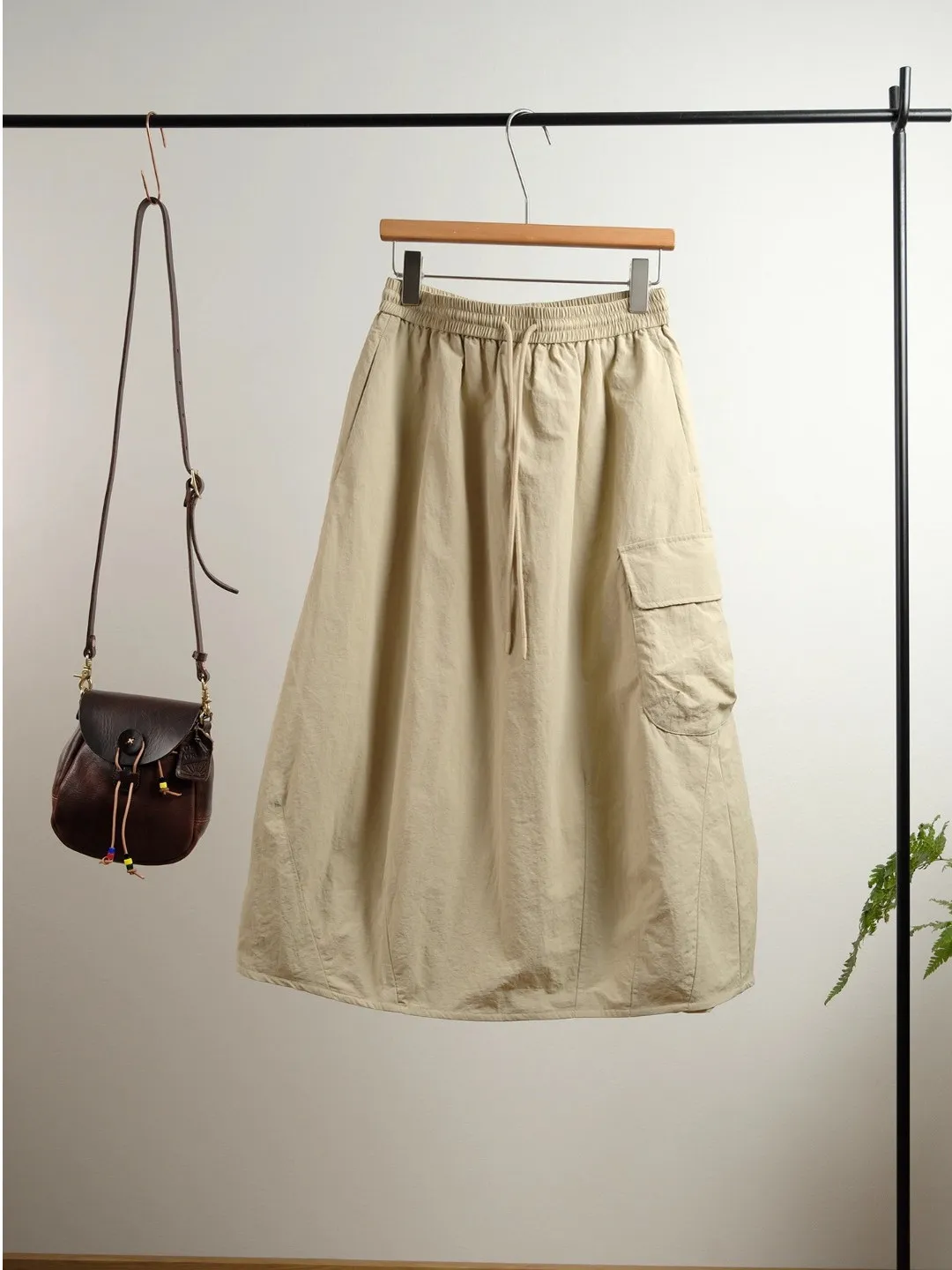 Thiened コットン f スカート レディース 冬 アーティスティック スレ Dstring エラスティック ウエスト フラワー バッド スカート 暖かさ カジュアル スカート