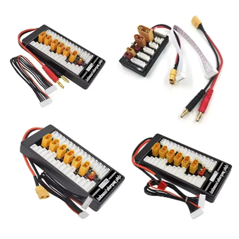 Modello di aereo Batteria al litio Scheda di ricarica parallela Espansione B6ac Caricatore bilanciato T Scheda plug-in Scheda Xt60 Scheda Xt30