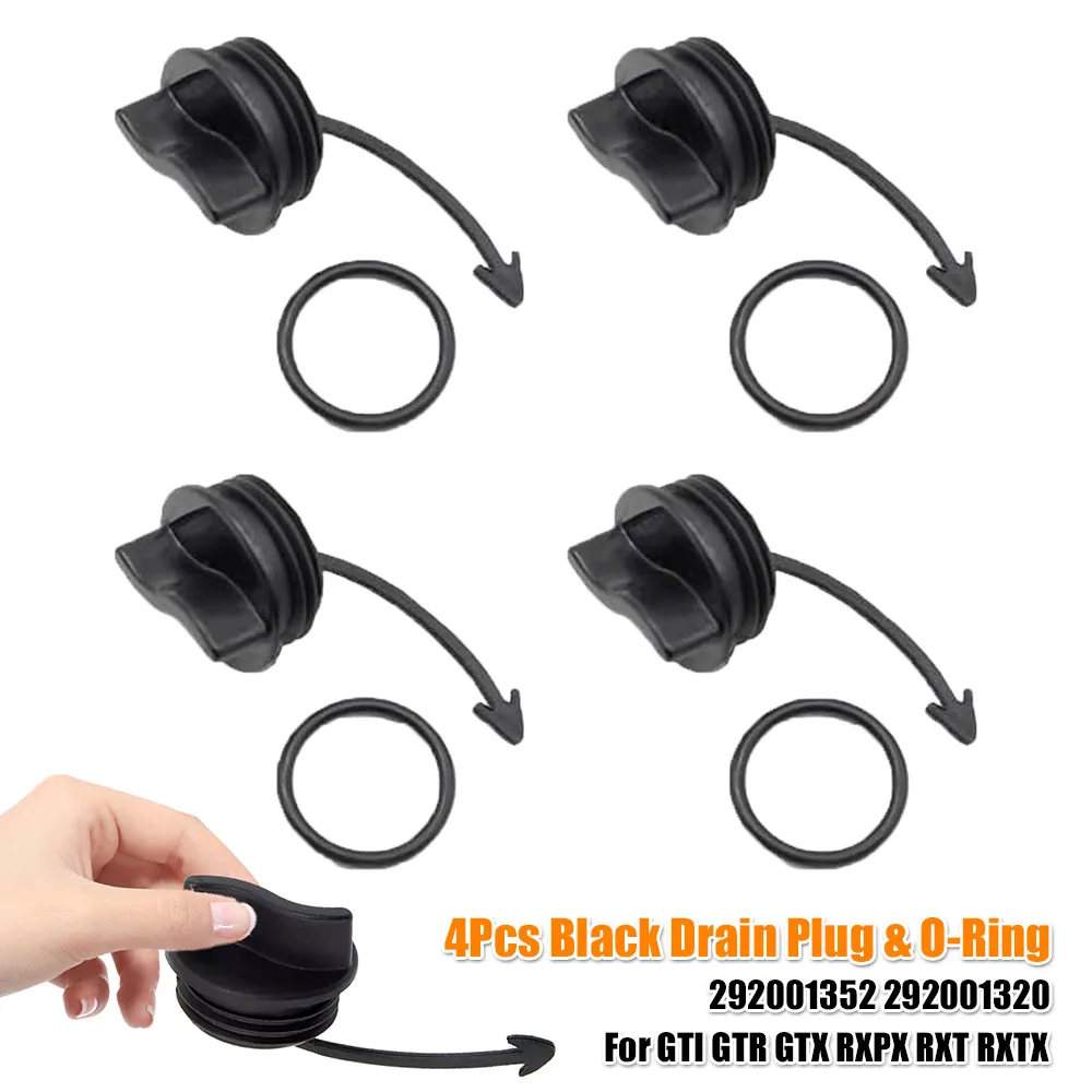 

4 шт. сливных пробок заменяют 292001352, 292001320, 292002024. Черные сливные пробки и уплотнительные кольца для GTI, GTR, GTX, RXPX, RXT, RXTX, Spark, Trixx 900.
