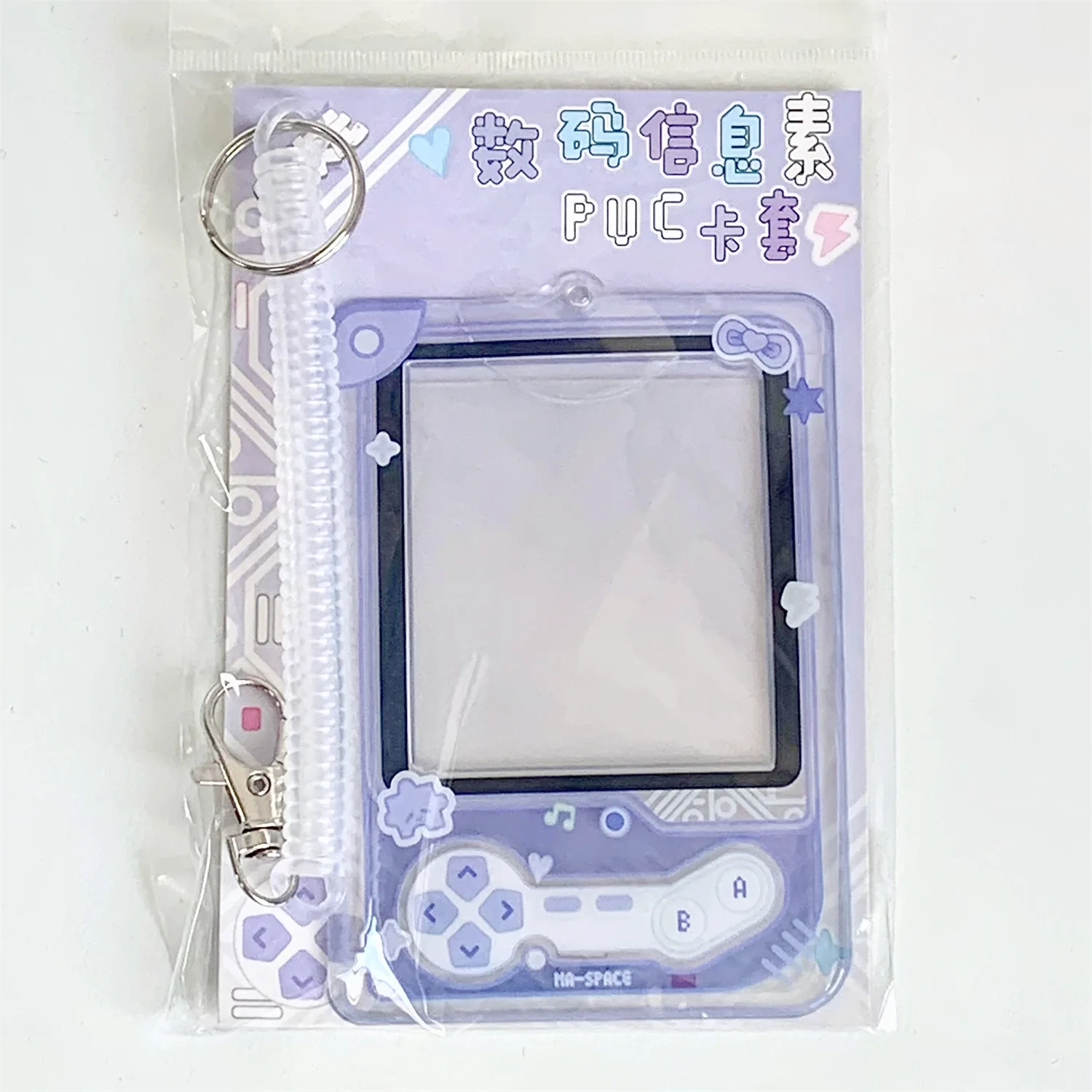 Photo Card Holder Badge Holders,3 Inch Photocards Holder Id Card Holder Photocard Keychain Protective Sleeves