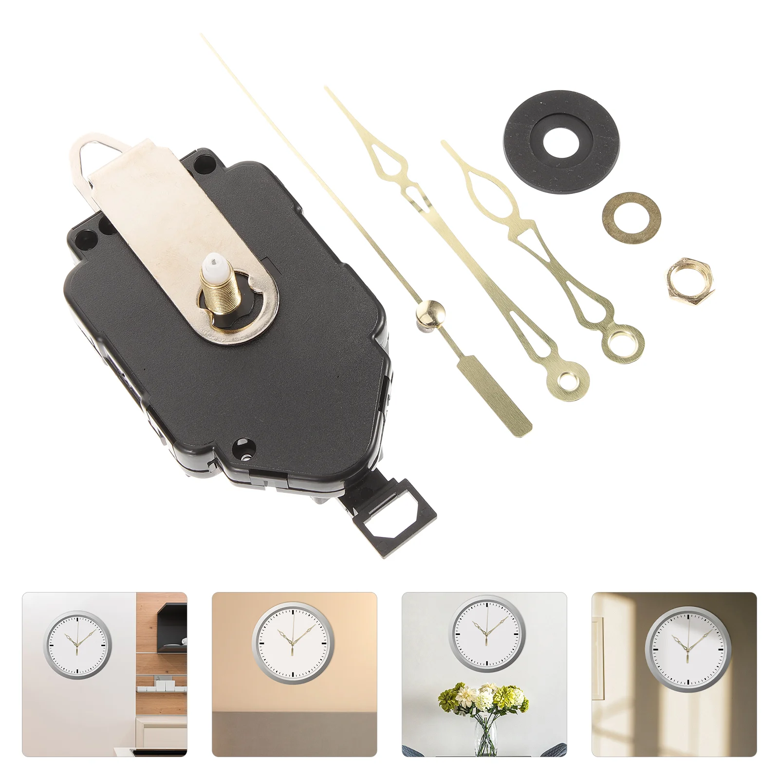 

Quartz Pendulum Clock Movement Unique Wall Digital Mechanism Repair Kit Frameless