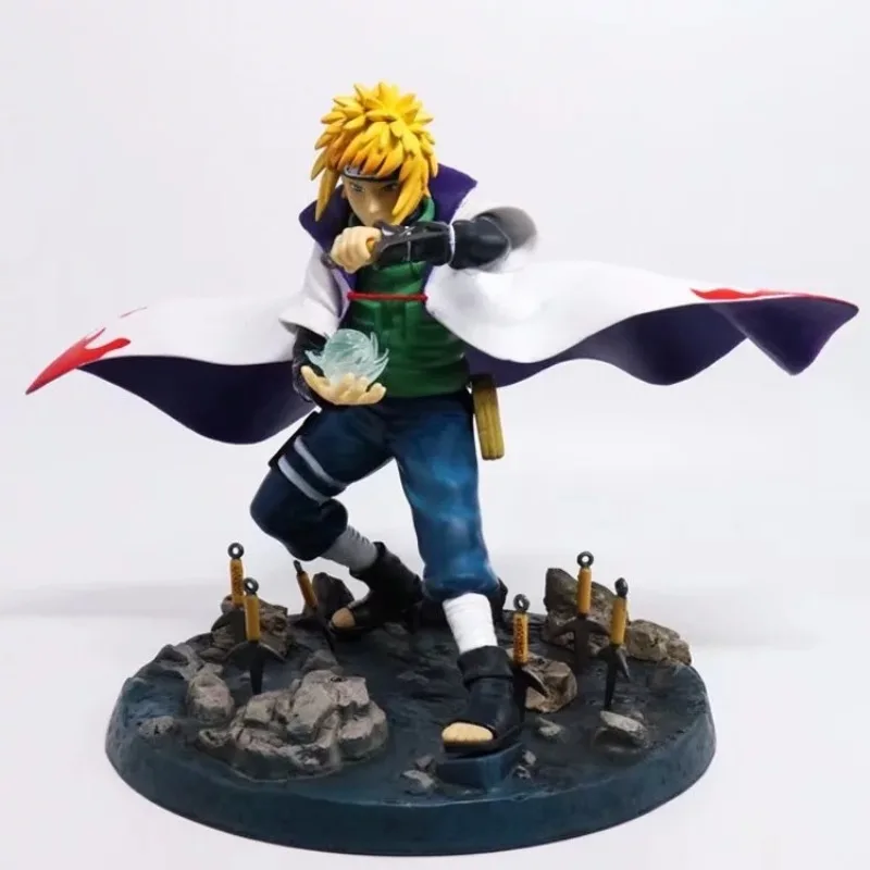 

Anime Peripheral NARUTO Namikaze Minato Uzumaki Naruto Rasengan Statue PVC Action Figure Collectible Model Toy Boxed