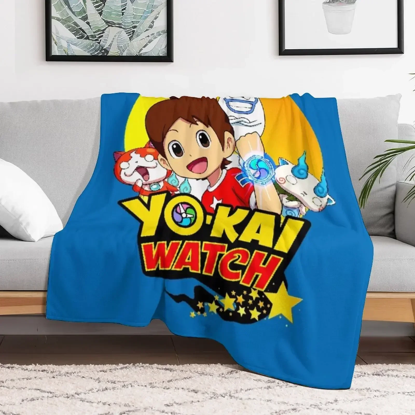 Yokai-watch Throw Blanket Designers Furrys Cobertores de edredom de presente personalizados