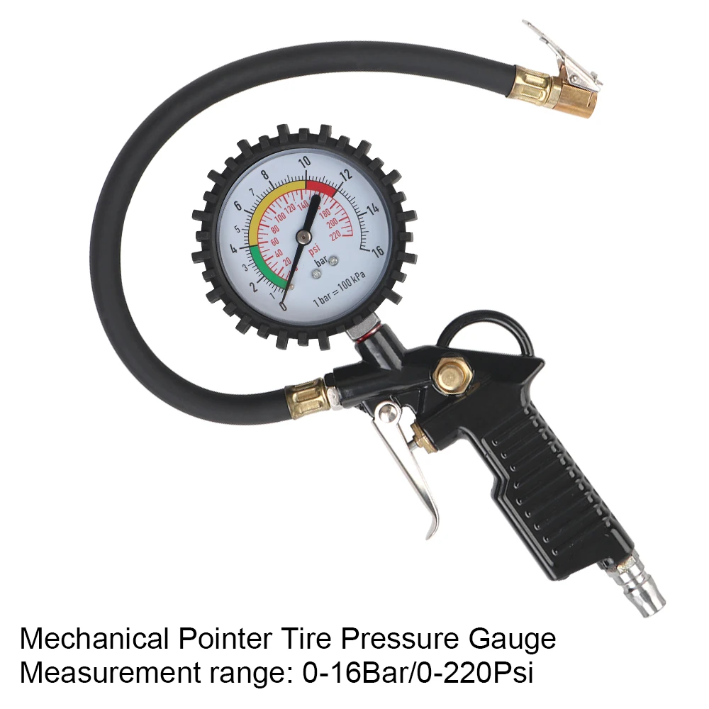 LCD Digital/Oil Immersion/Graduated Digital Display Testing Meter For Motorcycle Truck Bike Car Tire Pressure Gauge