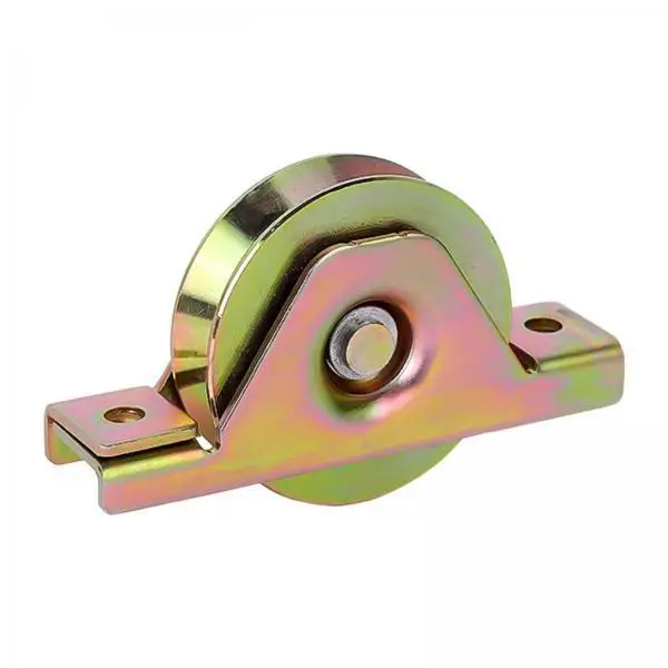 Picture 3: Sliding Door Roller Zinc Alloy Slide Wheels with Bracket for Garage Sliding Gate Motor Sliding Door Apparatus