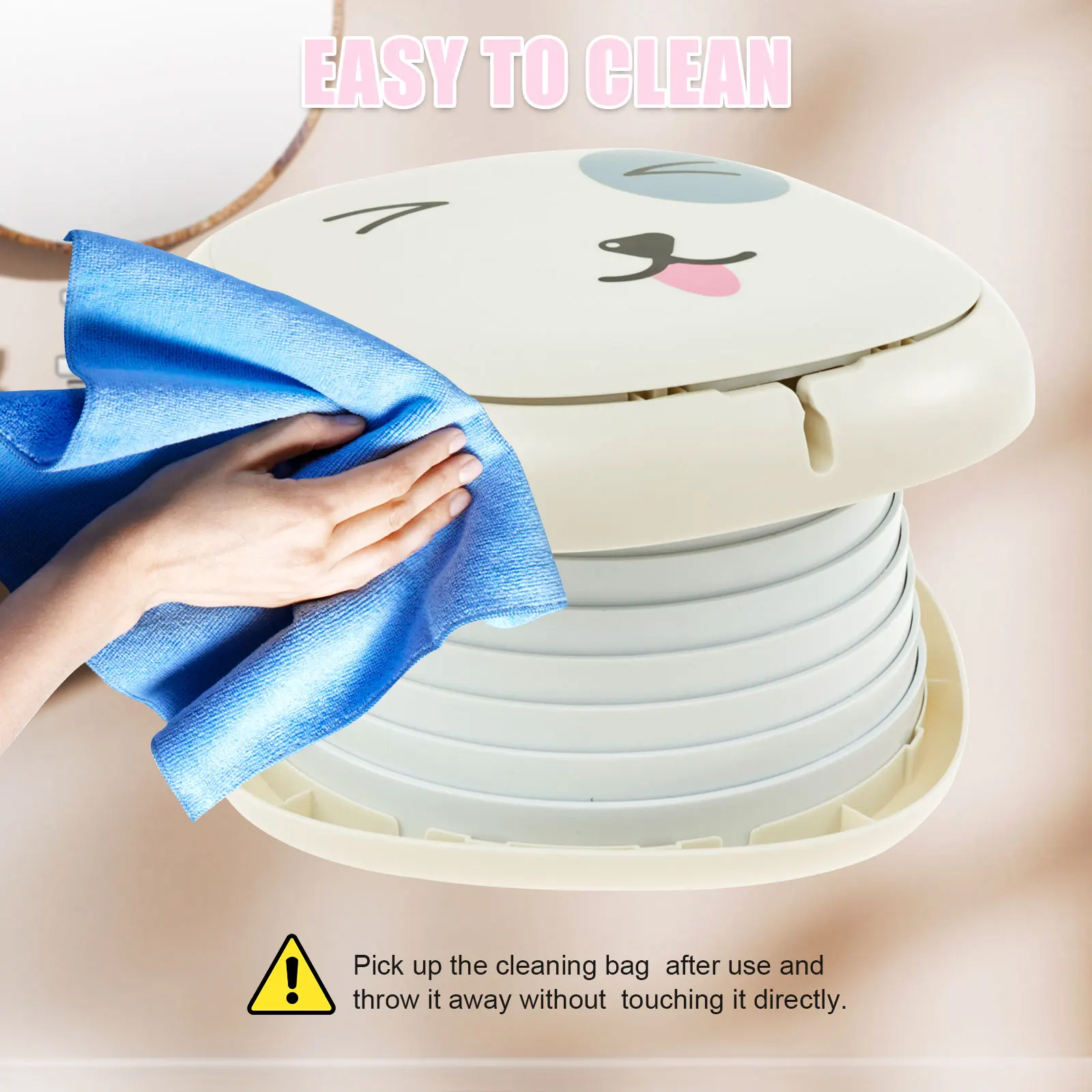 Portable Foldable Potty Baby Travel Boy WC Girl Pot Toilet Anti-slip Kids Training Pot Outdoor Camping Bathroom Baby Potty