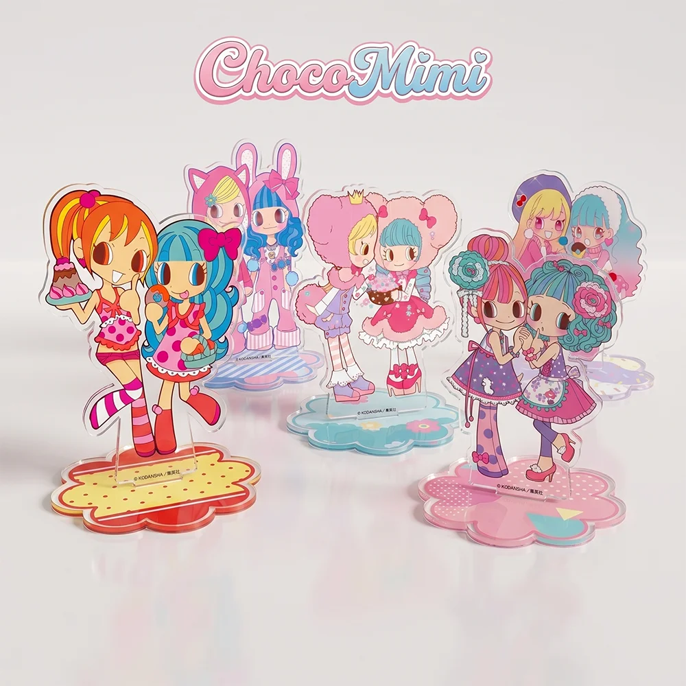 Figura Coleccionable de Acrílico de 15 cm de Choco Mimi, Estilo Anime Campus, para Decoración de Escritorio, Cosplay, Regalo para Fans