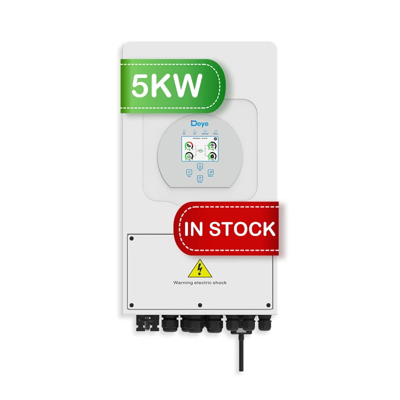 

Deye In Stock Sun-5K-Sg03Lp1-Eu Ce High Frequency Ac Output 48V 5Kw Single Phase Best Hybrid Inverter For Home