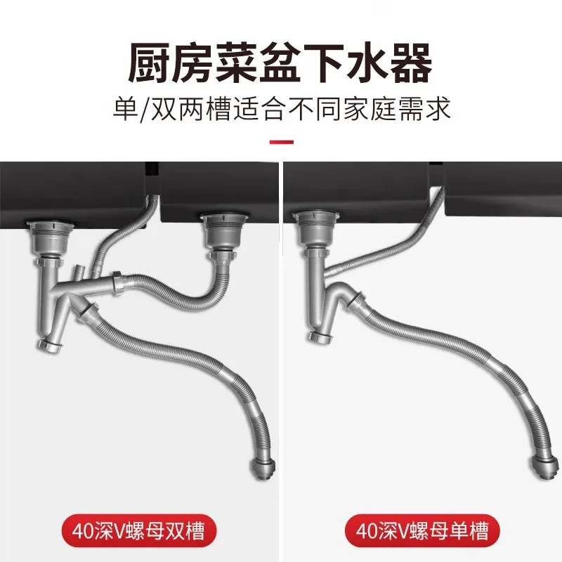 

Бестселлер: Дезодорирующий фильтр для кухонной мойки с глубоким V-образным сливом, для одинарных и двойных раковин, из нержавеющей стали, выдвижной тип