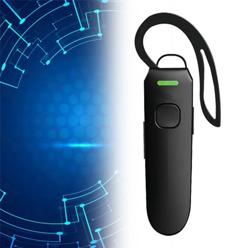 Mini auriculares Bluetooth para Hotel, auriculares Bluetooth con gancho para colgar en la oreja, Walkie Talkie, altavoz todo en uno