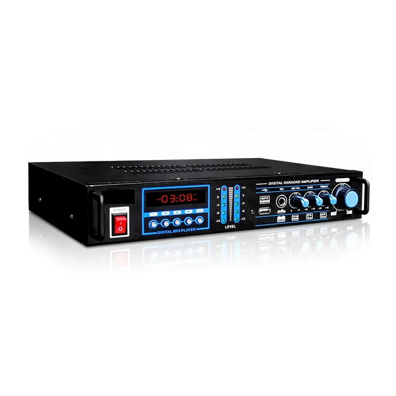 Multifunctional Bt Power Amp Audio Home Plug-In Sd Card Small Hifi Professional Power Amplifier