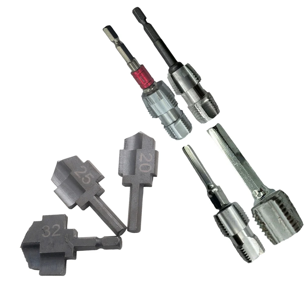 3 قطعة/المجموعة 20/25/32 مللي متر PPR رفع صعدت لقمة ثقب 6.35 مللي متر مسدس عرقوب انبوب ماء اتصال أدوات السلطة أداة الملحقات