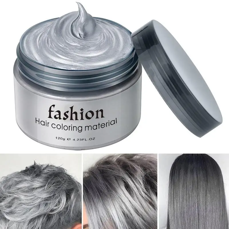 

Gray Hair Wax Gray Hair Mud Cream Instant Hairstyle For Men Women Kids For Cosplay Special Party Normal Party Masquerade