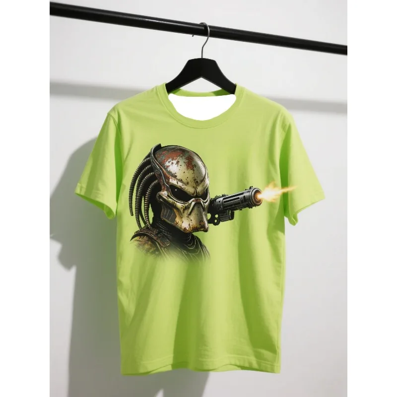 

MOTO-быстросохнущая футболка для взрослых «Хищник», реалистичная графика с 3D-принтом