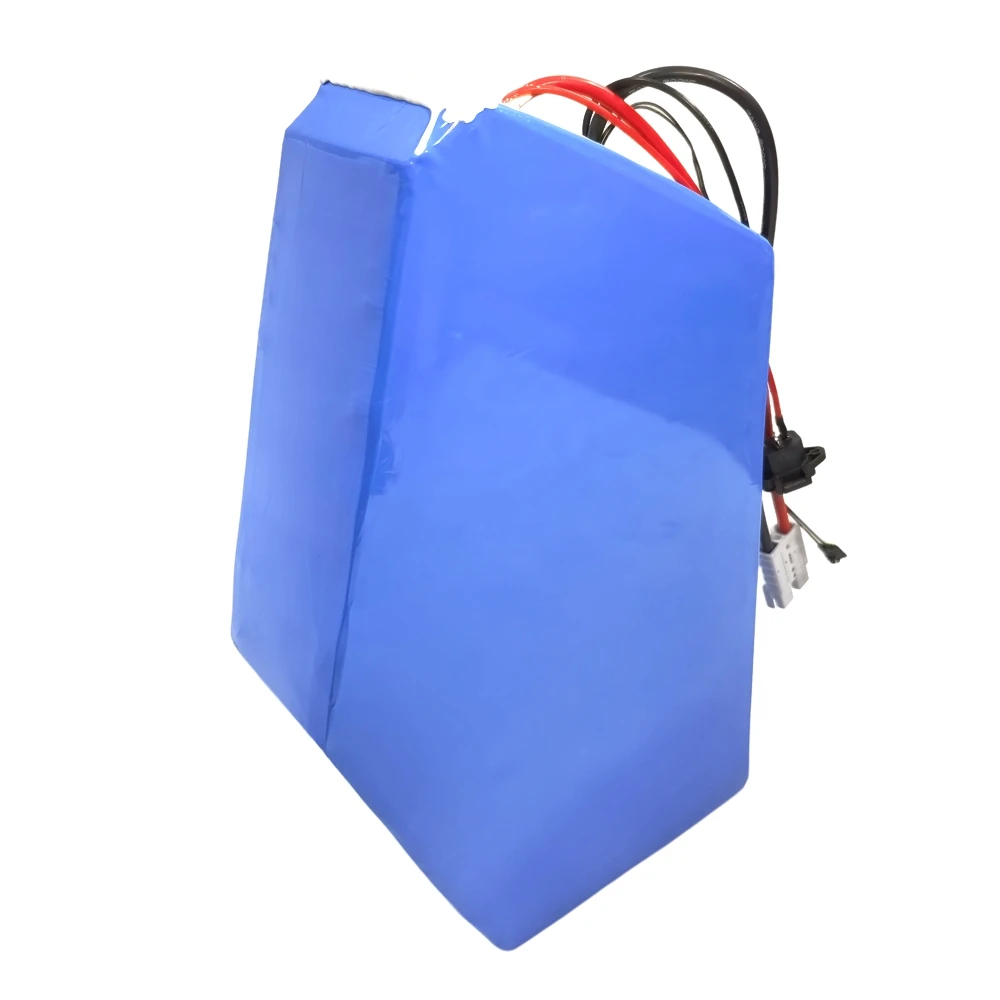 HX--72v 45Ah lithium ion triangle battery BMS li ion 20S for 5000w 7000w 10KW Mountain E-Bike scooter Motorcycle + 10A charger