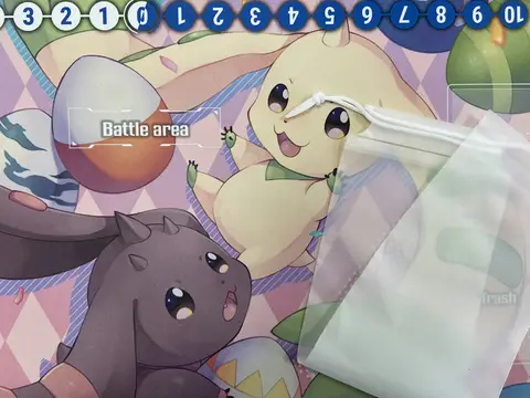 Digimon Spelmatta Omnimon Lady Devimon Beelzemon Imperialdramon Brädspelsmatta TCG CCG Samlarkortsmatta Anime Musmatta och Väska 8 best sales Digimon lekmatta - №2