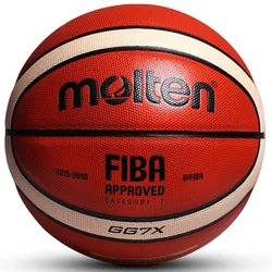 GG7X Basquete fundido para homens e mulheres, Certificação oficial, Bola padrão, Bola de treinamento, Equipe de basquete