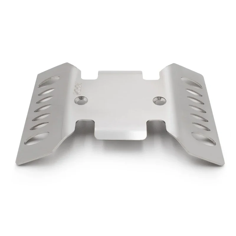 KYX Racing Stainless Steel Skid Plate Protector Chassis Guard Board Upgrades Parts for RC Crawler Car Axial SCX10 III AXI03007