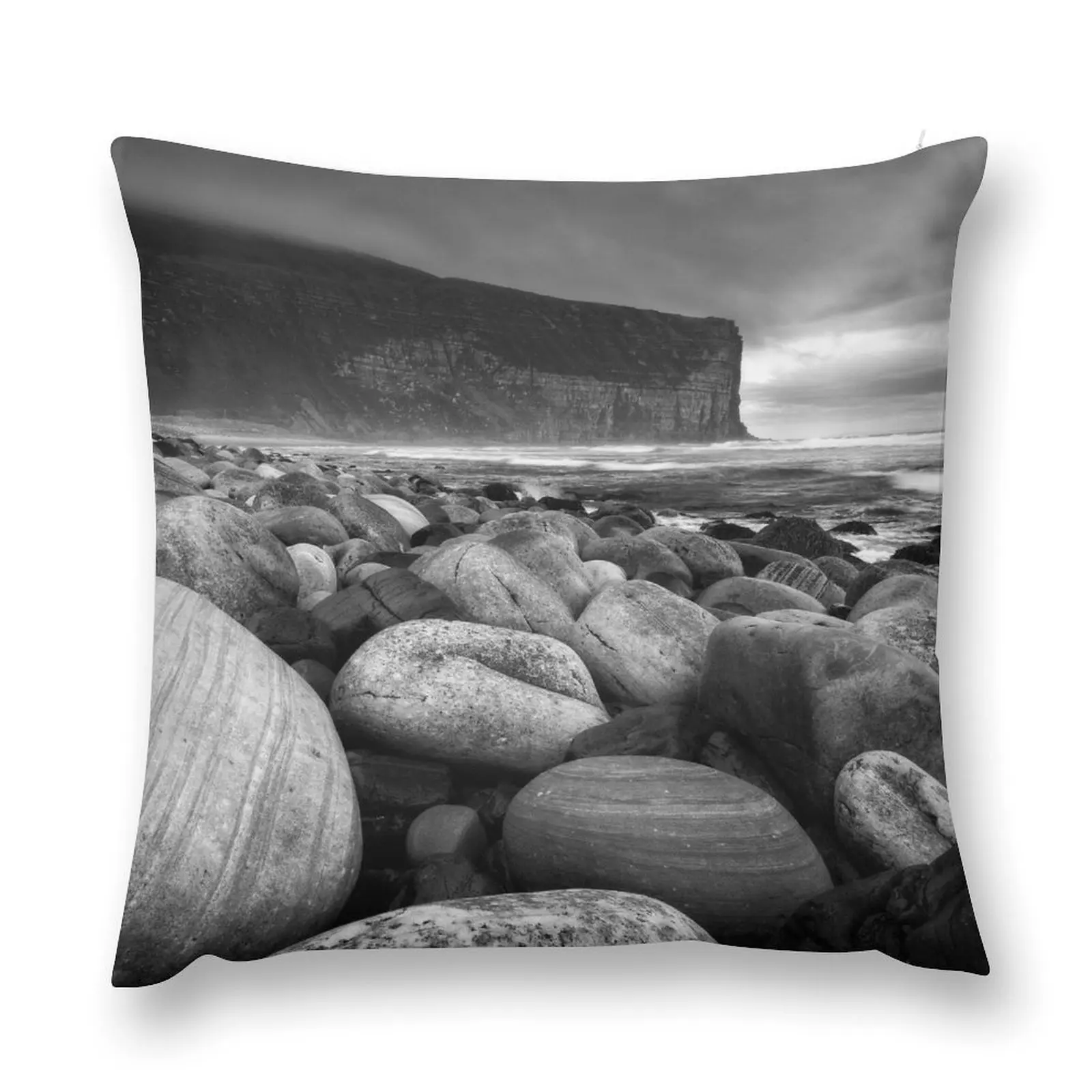 Rackwick Boulder Beach Mono Hoy Orkney Scotland Throw Pillow Christmas Pillow Cases Christmas Pillow