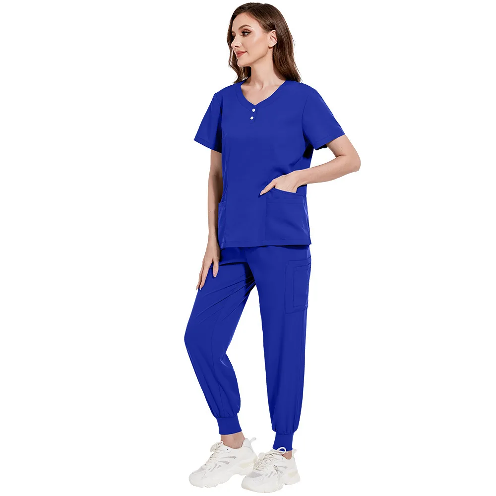 Dental Doctor Surgical Set Thin Handwashing Gown Quick-Dry Scrub Suit Nurse Medical Uniform