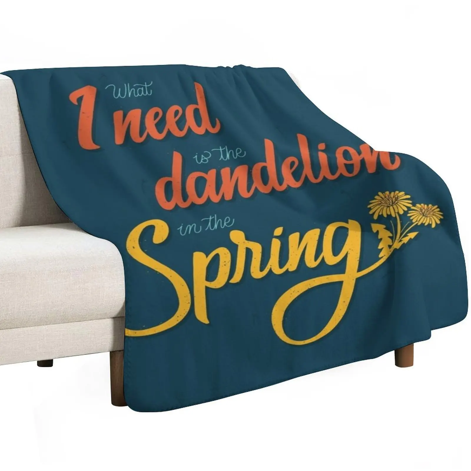 Dandelion in the spring Throw Blanket Summer Beddings Flannels Soft Luxury Thicken Furry Blankets
