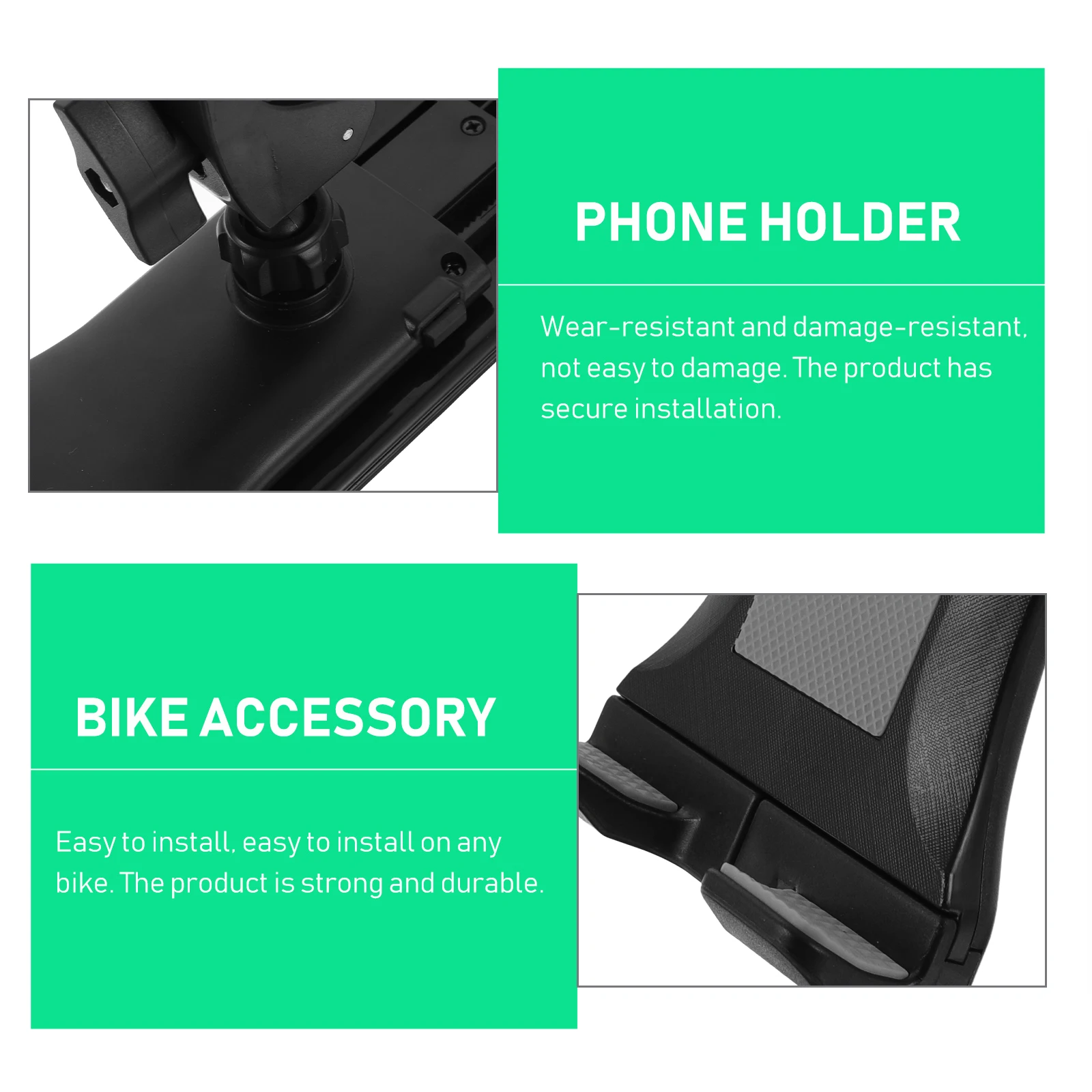 

Sturdy Treadmill Phone Holder Compact Lightweight Exercise Bike Mount Grey Free Hands Durable Mobile Tablet Stand For Stroller