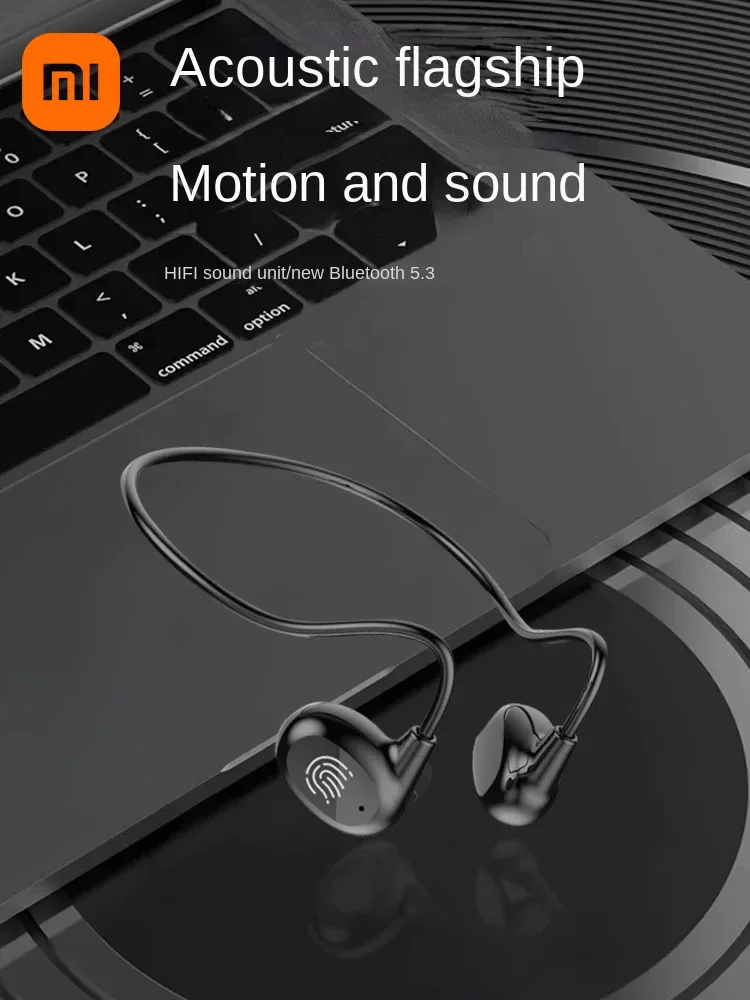 Xiaomi Draadloze Bluetooth 5.3 Hoofdtelefoon Hifi Stereo Oordopjes Been Geleiding Nekband Oortjes Sport Over Oor Headset Met Microfoon