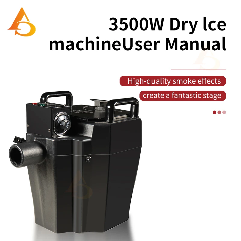 Manual Control Stage Dry Ice Machine Suitable for Indoor and Outdoor Stages, Wedding Celebrations, Bar Shows