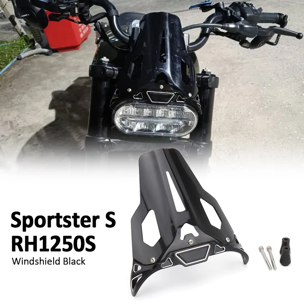 

Лобовое стекло мотоцикла, верхний обтекатель, дефлектор ветрового стекла для Davidson Sportster S 1250 RH1250S 2021 2022 2023 2024