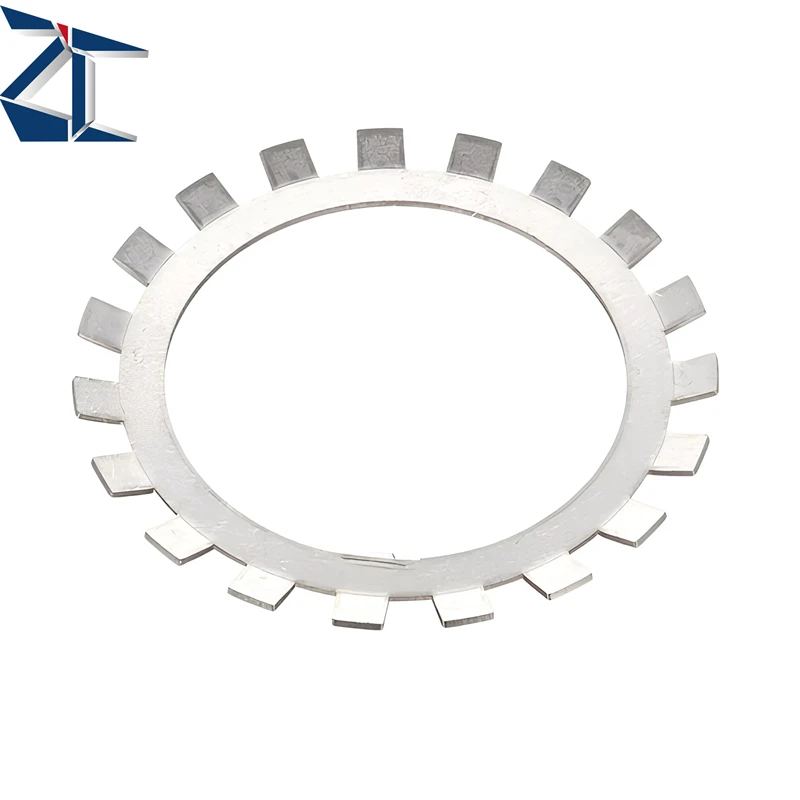 ZAW 304 Stainless Steel Bearing Lock Washer Round Sun Tab Retaining Lock Washers Industrial Hardware Fastener