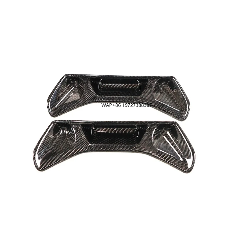 

Car Interior Kits Dry Carbon Fiber Seat Chrome Delect Cover for A90 Supra 2019+