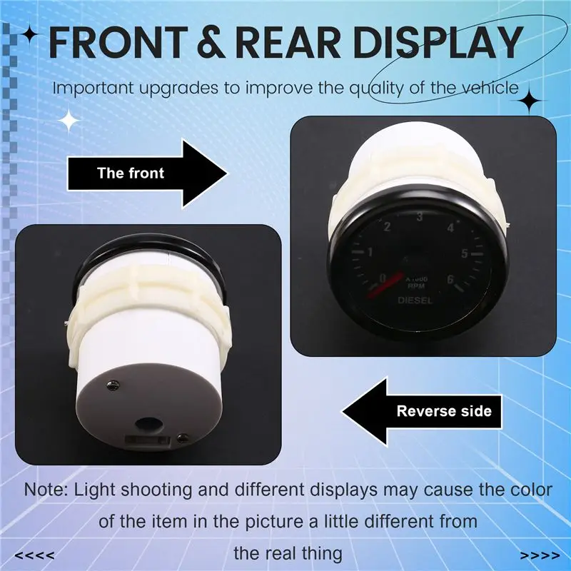 Durable-Electrical Tachometer Gauge Tachometer Gauge Tachometer Gauge For Diesel Motor Engine