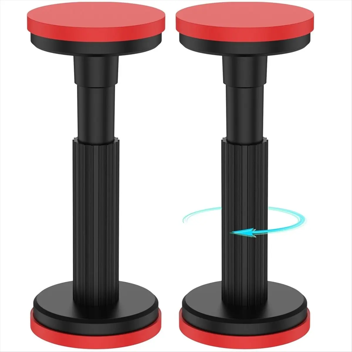 HGHO Telescopic Support Rod Mounting Support Adjustable 18-44cm, Ceiling Support Cabinet Lifting Bar (Pack of 2)
