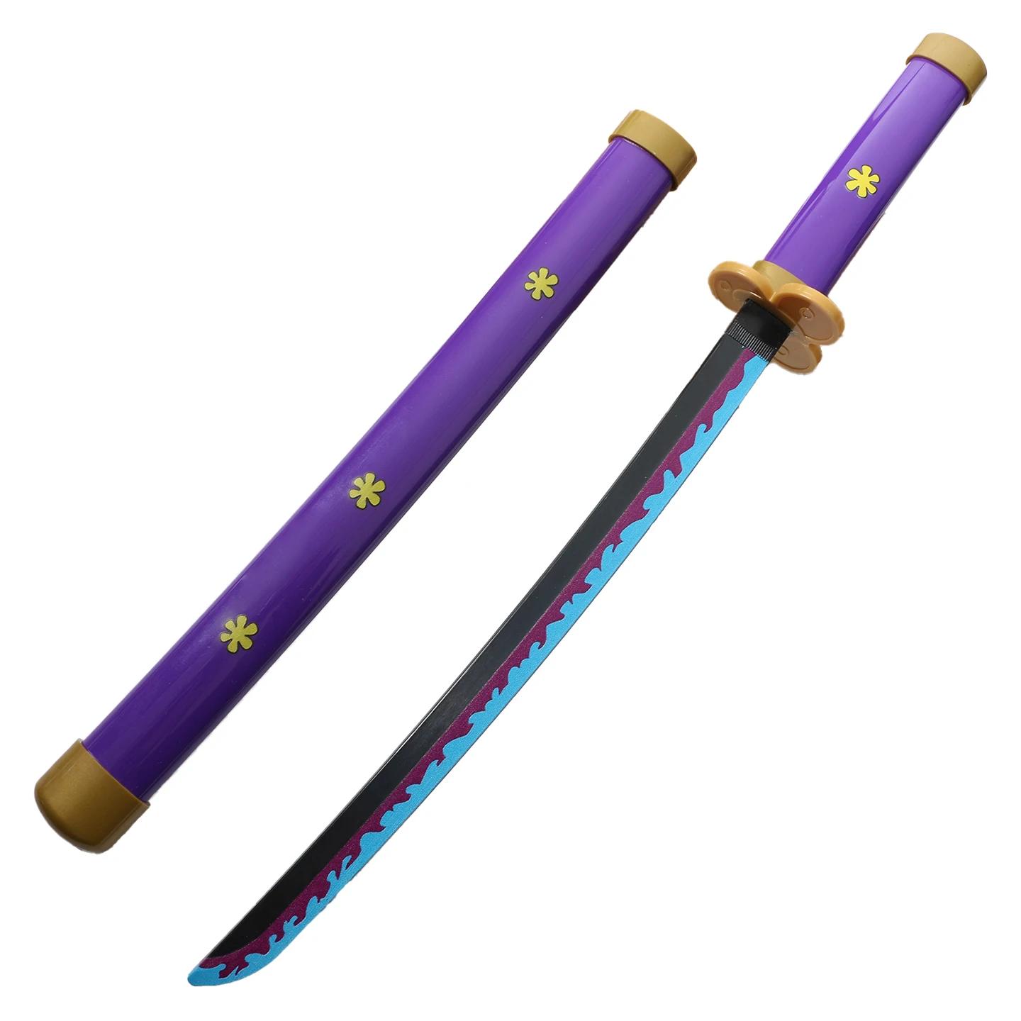 

One Piece 45cm Anime Roronoa Zoro Plastic Cosplay Sword Katana Role Play Enma 18inch Model