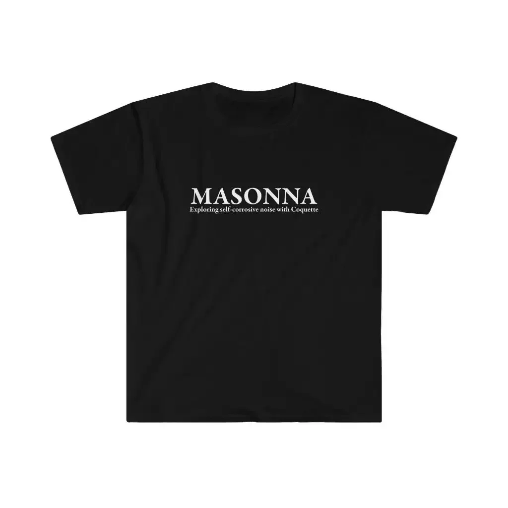 Masonna T Shirt  Softstyle Japanoise Exploring self corrosive noise with Coquette