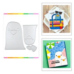 2024 May New Inquisitive Seagulls Beach Metal Cutting Dies and Scrapbooking For DIY Craft Greeting Card Making no Clear Stamps