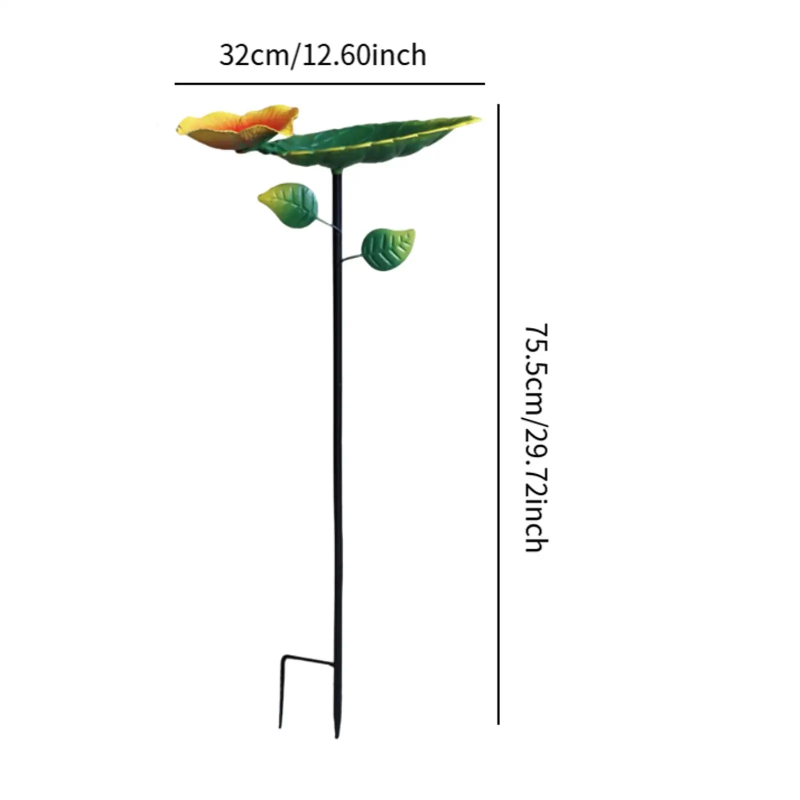 Bird Feeder Freestanding Bird Bath Bowl Gifts Decorative Large Capacity Feeder Bowl for Garden Yard Landscape Outdoor Deck