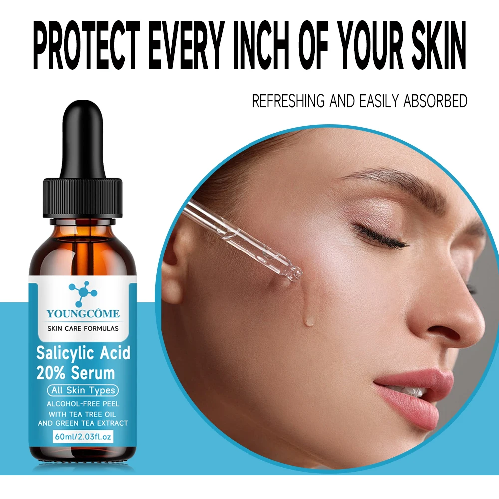 Salicylic Acid 2% serum Removing Shrink Pores Oil-Control Brighten Face Skin vitamin c serum for face