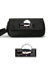 Astuccio Anime Jujutsu Kaisen Yuji Itadori Gojo Satoru Cosplay borsa portapenne di grande capacità forniture regalo di cancelleria per bambini