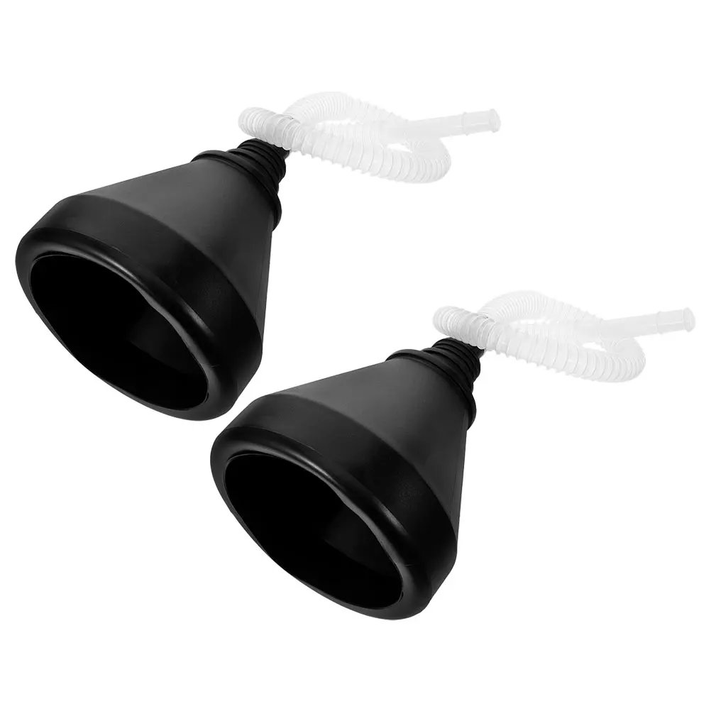 

2pcs Plastic Oil With Filter Thickened Wide Mouth Fuel For Car Motorcycle Gas Refueling With Long Automotive Tool Fuel