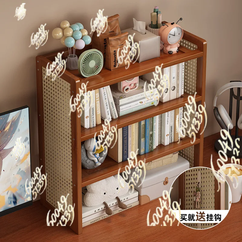 apply to Hollow Desktop Storage Rack Multi-layer Table Bookshelf Office Desk Organizer for Tea Set Sundries