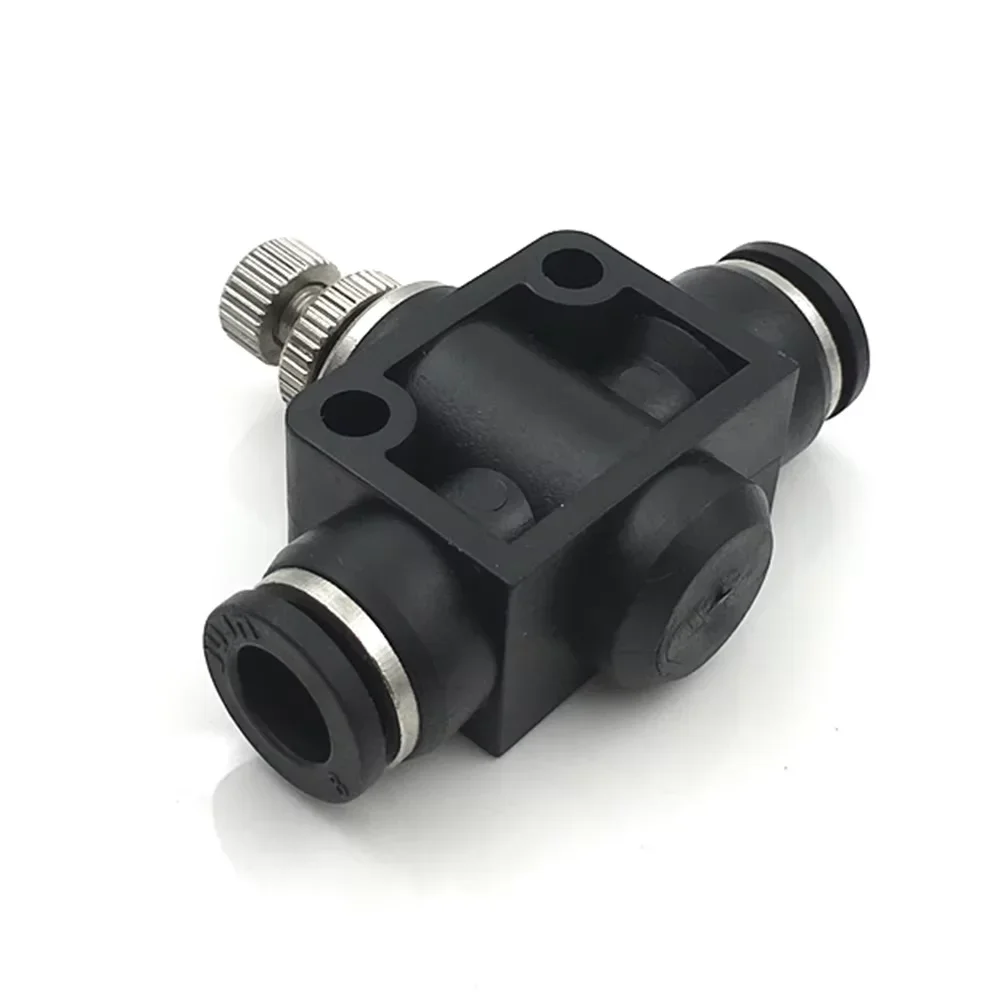 

British Restrictor Pneumatic Quick Connector SA SCF NSF 5/32 1/4 5/16 3/8 1/2 inch PU Pipe Hose Flow Regulating Throttle Valve