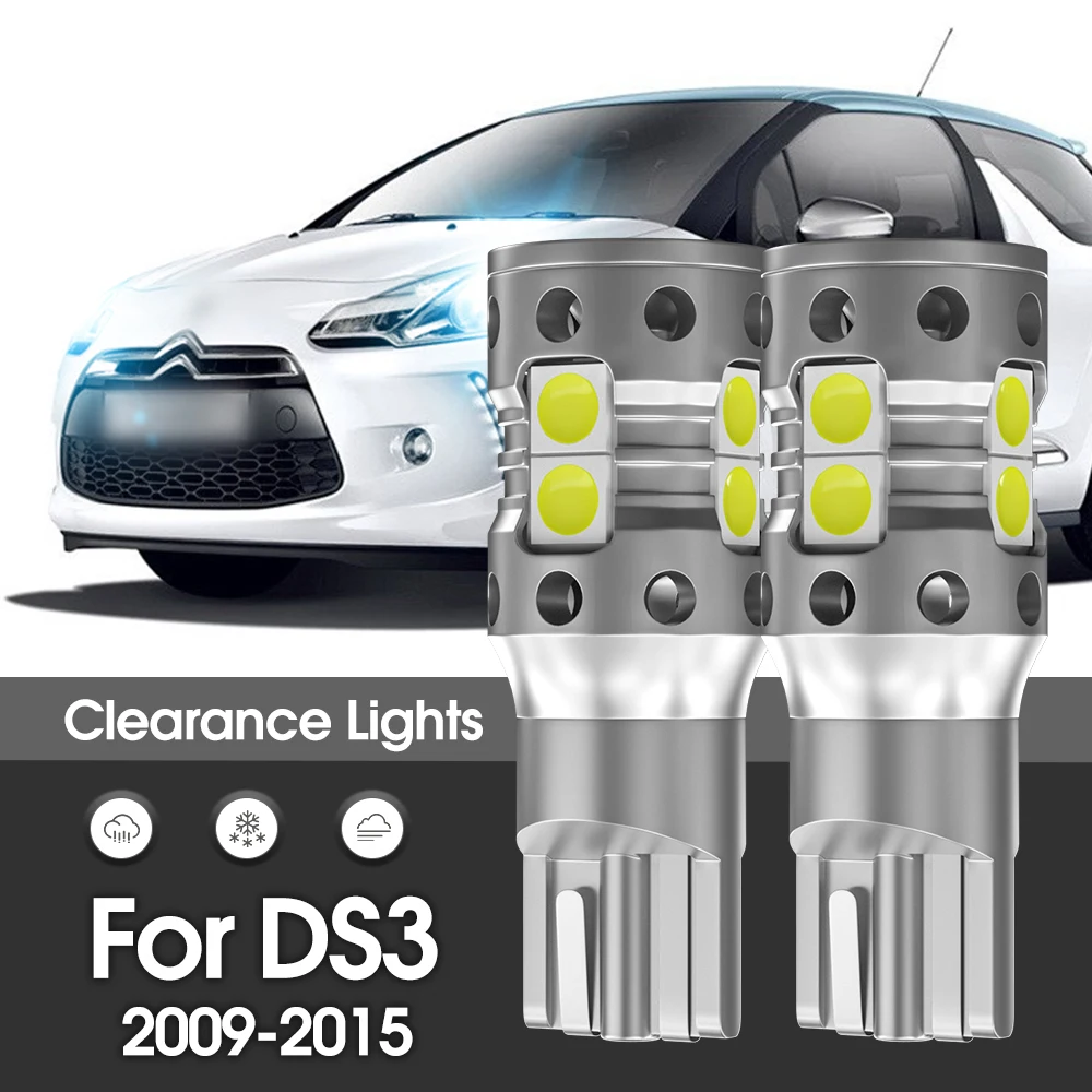 Canbus LED Clearance Light Parking Lamp 2pcs Accessories For Citroen DS3 2009-2015 2010 2011 2012 2013 2014