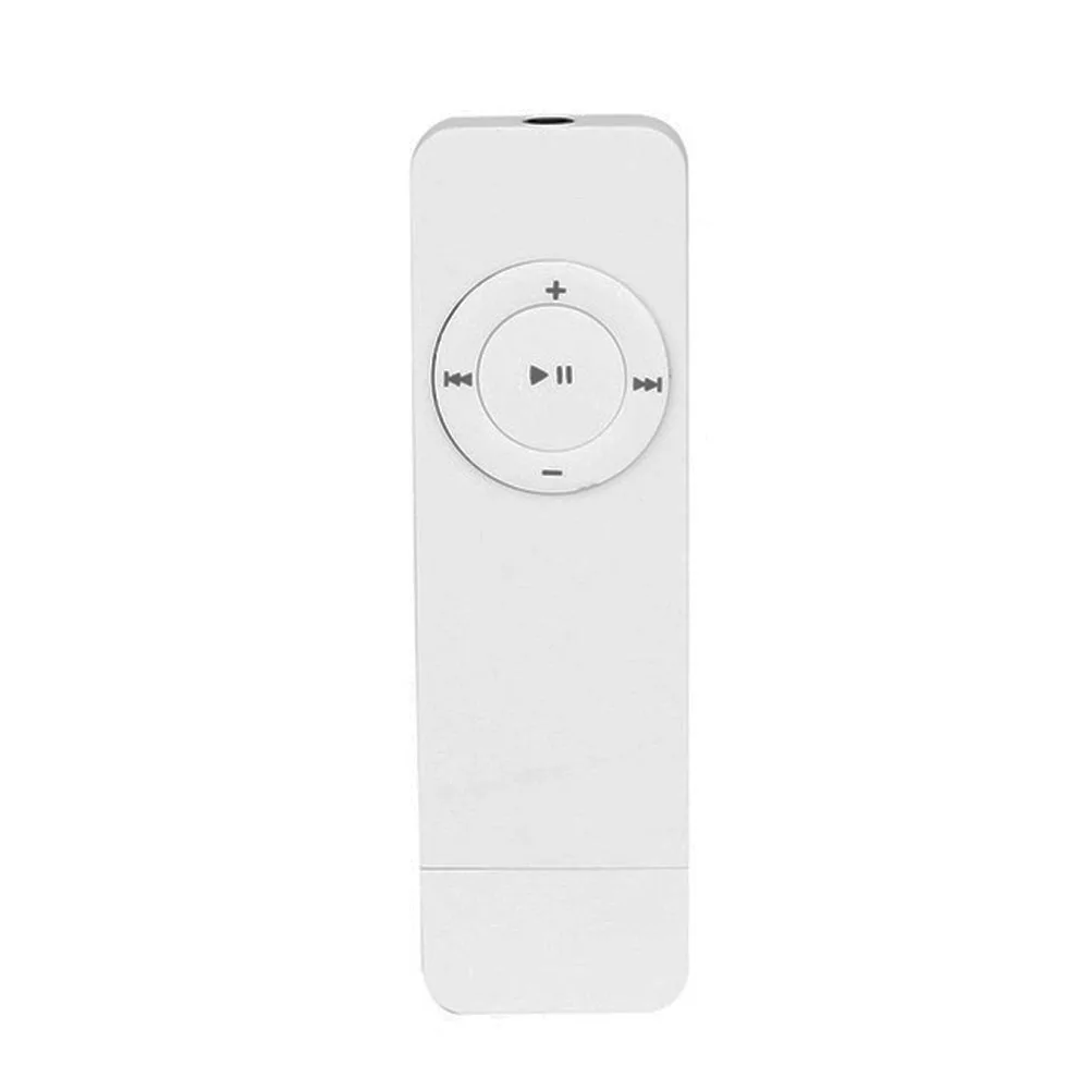 

Mini MP3 Player Fashionable Portable Strip Sport Lossless Sound Music Media Support Up to 32GB Micro-TF Card(White)