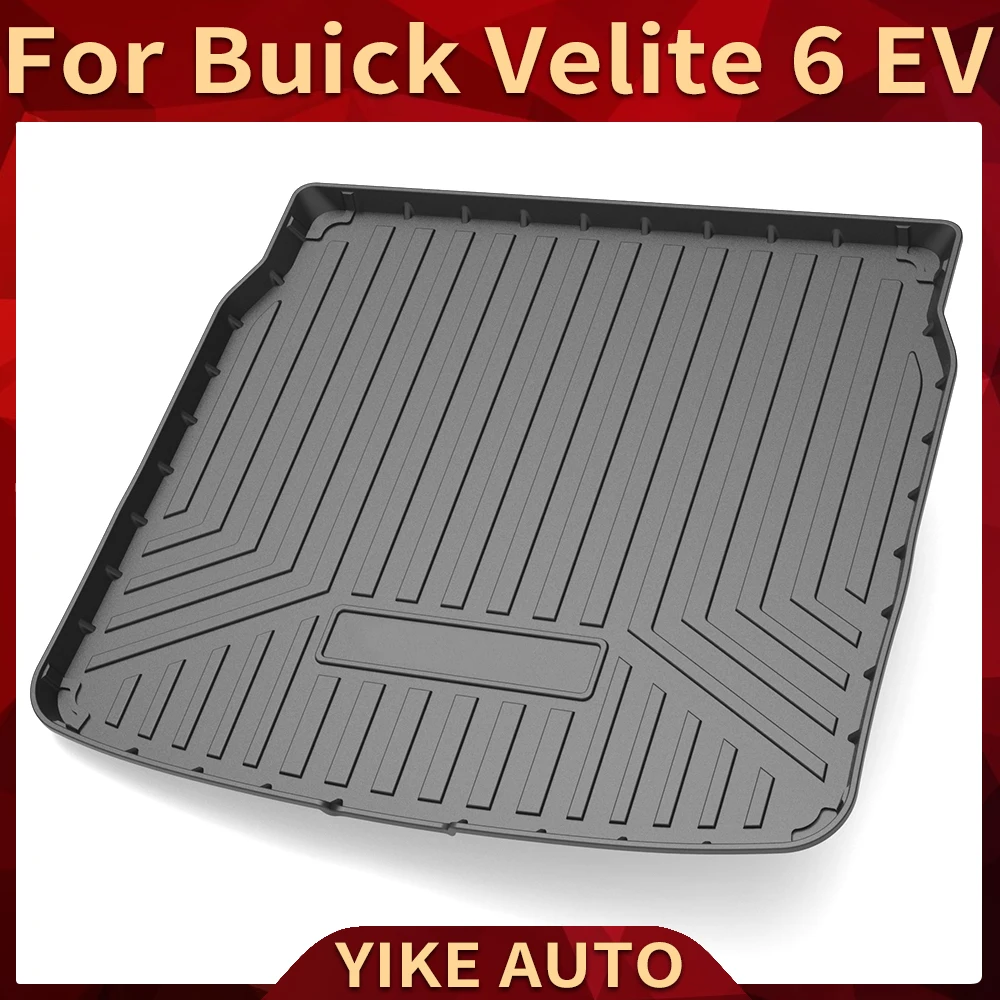 For Buick Velite 6 EV 2019-2024 Car Cargo Liner All-Weather TPE Non-slip Trunk Mats Waterproof Boot Tray Carpet Accessories