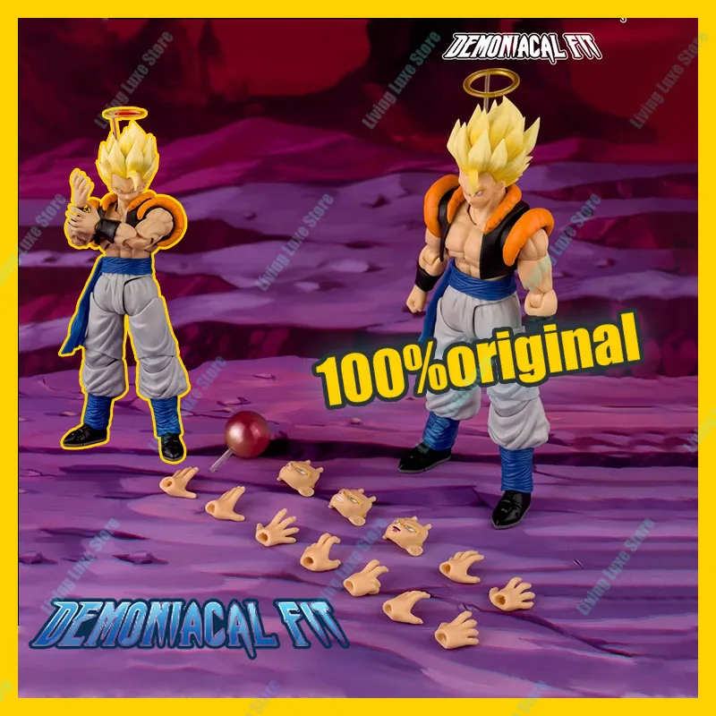 

Новинка 2021, фигурка Demoniacal Fit Gogeta Dragon Ball Z SHF Gogeta Super Saiyan Trunks, экшн-фигурка, модель игрушки, подарки