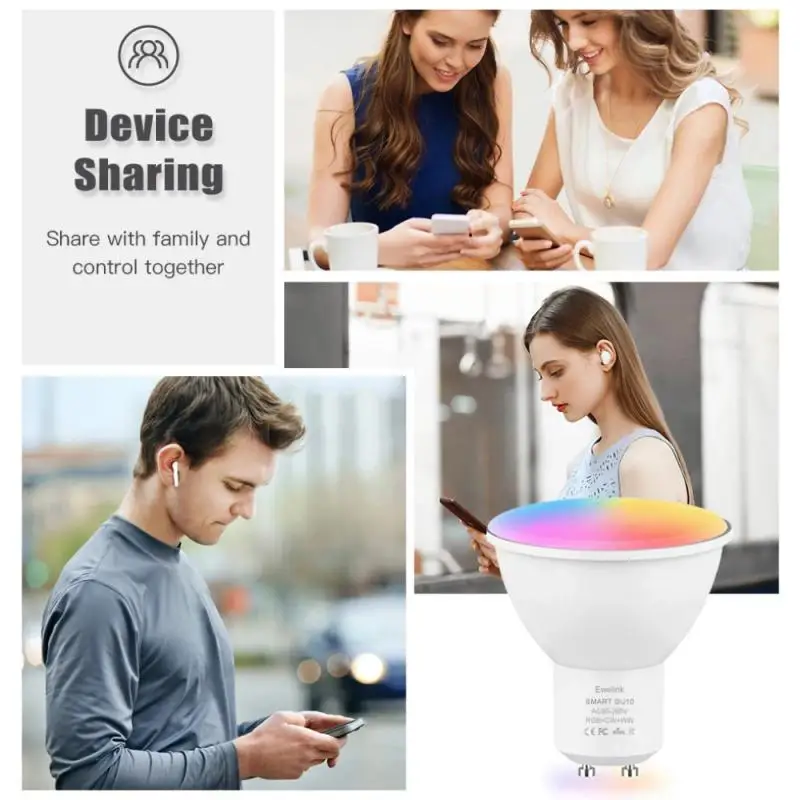 Ewelink หลอดไฟ Smart LED Zigbee3.0สมาร์ทโฮม Yandex Alice Alexa ต้องใช้ฮับโคมไฟดักแมลงเสียงแบบ Google Home