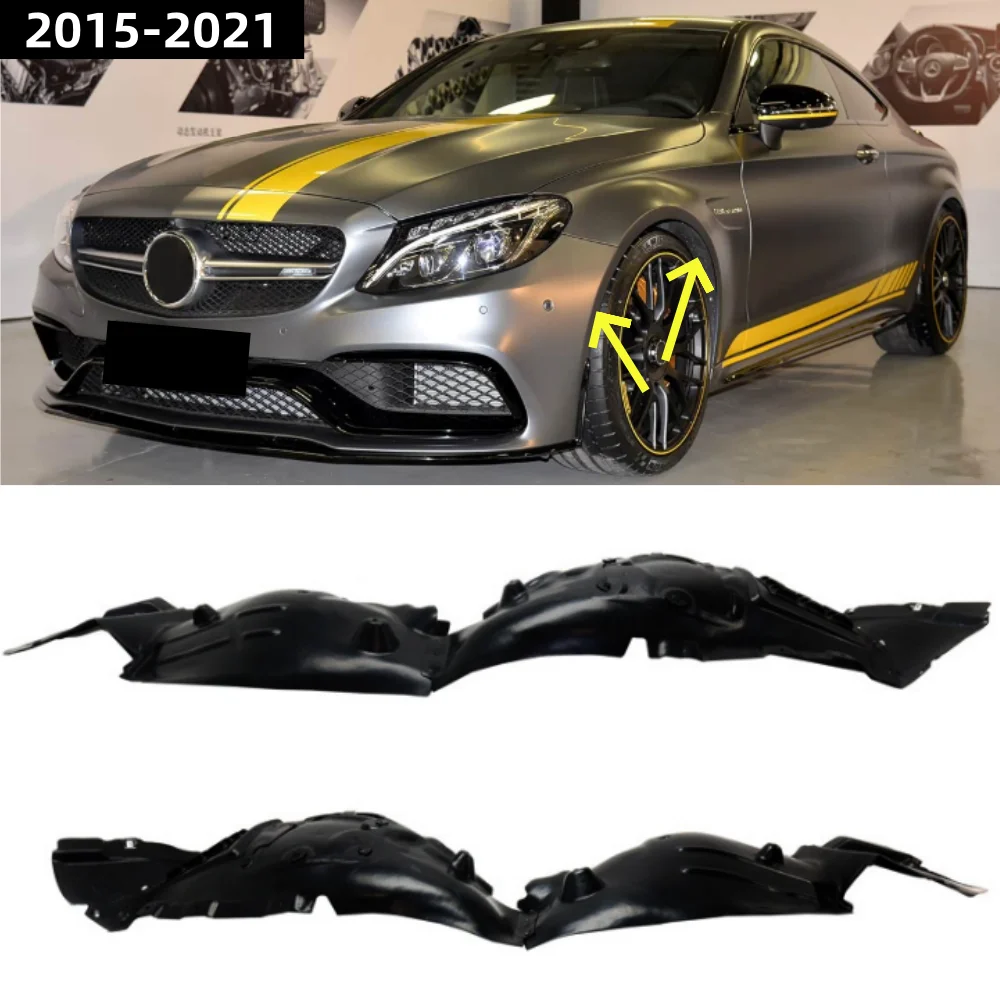 For Mercedes Benz C-Class W205 C63 S AMG 2015-2021 Front wheel liner mudguard: L A2056902630 R A2056902530