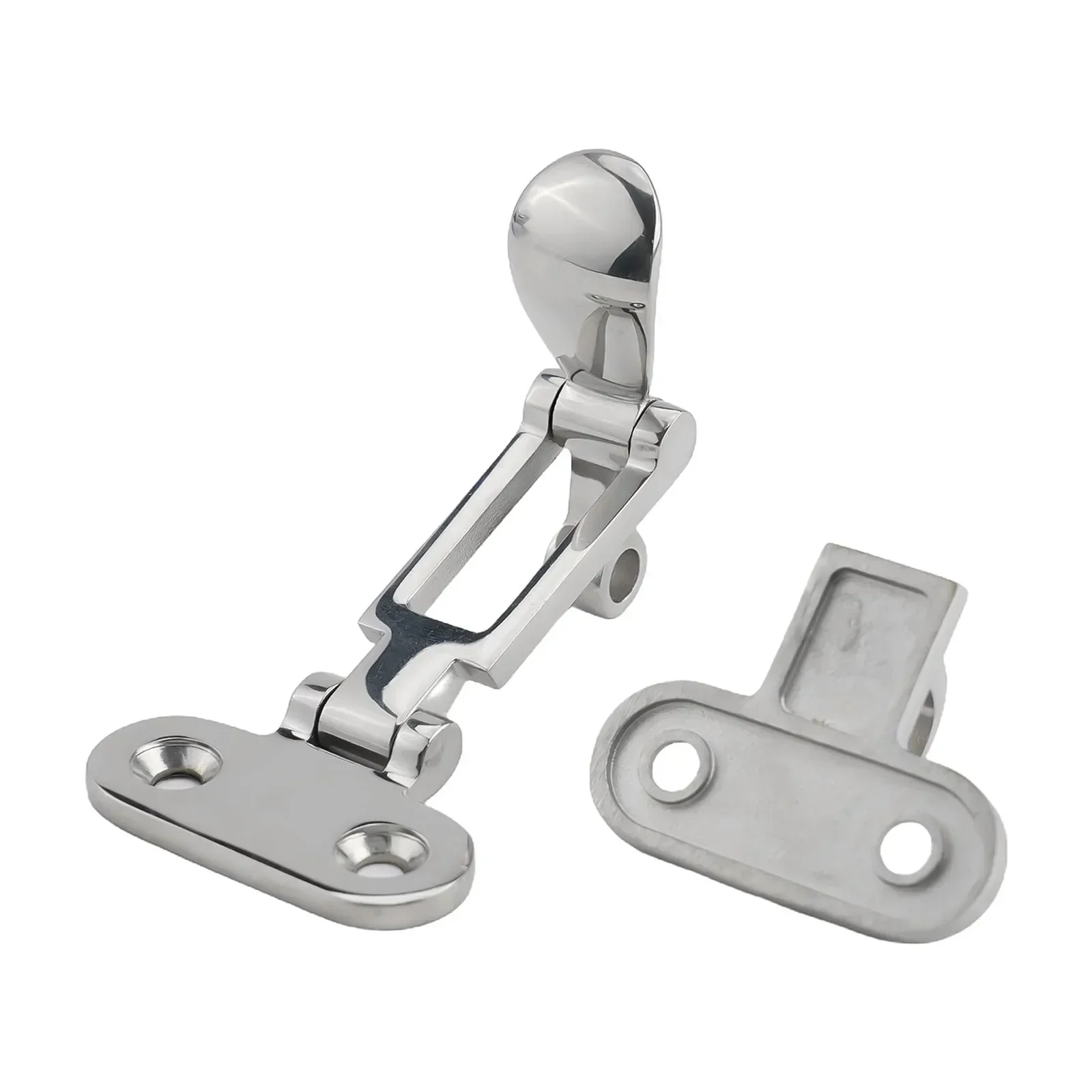 Boat Door Latch Lock 316 Stainless Steel Anti-Rattle Holding Clamp For Cabinet Room Door Box Hatch Door Hardware Repair Parts