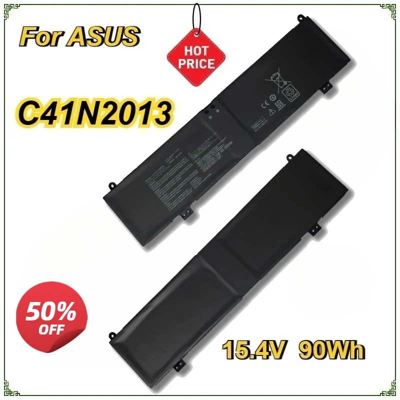 

C41N2013 Laptop Battery for ASUS G513QY GA503QS GU603HE/HM GU603HR H5600QM G713PG733P G7330 G33Z 90Wh